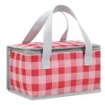 thumbnail image 4 of Bolsa Picnic Camping Almuerzo Cremalleras Dobles Enfriador Suave para Acampar Rojo, 4 of 4