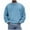#036-Sky Blue, variant on Yusimy Men's Corduroy Long Sleeve Hoodie Solid Color Crew Neck Casual Fashionable Sweatshirt