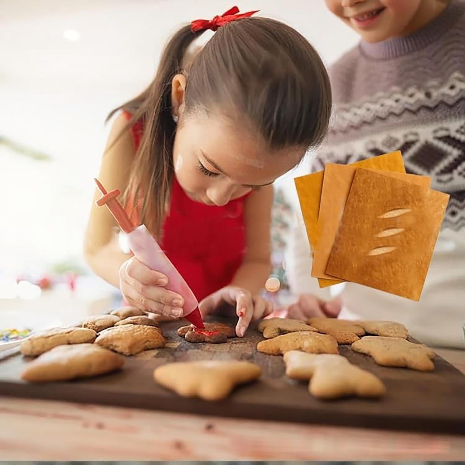 Bread Shape Gift Wrapping Paper, Nteresting Packaging Pattern Kraft Paper, Rustic Bread, Baguette, And Toast Designs, Oil-Resistant And Tear-Resistant Kitchen Supplies for DIY, Party 42PCS