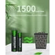 thumbnail image 3 of Baterías recargables + Cargador Bevigor AA 2800 mAh x4 + AAA 1100 mAh x4, 3 of 7