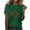 Green, variant on yunLCZ Women Shirts 2025 Summer Women's Baseball Print T Shirt