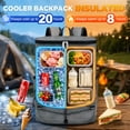 thumbnail image 4 of NOCOEX 22L Cooler Backpack with 20H Cooling & Bottle Opener, 28 Cans Insulated Backpack Coolers for Adults, Ideal for Camping Hiking Beach Picnic Fishing, 4 of 8