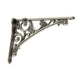 thumbnail image 5 of CoudarTitie Wall Shelf Bracket Compact Shelf Support for Kitchen Book Shelves Wall Decor Silver, 5 of 9