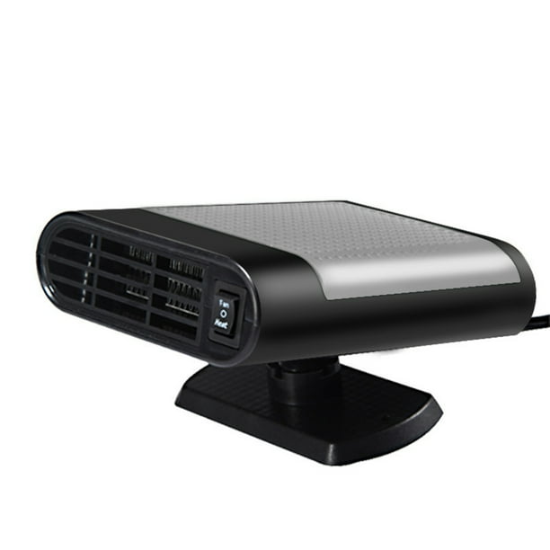 Calentador coche 12V/24v calentador coche nuevo desempañador nieve calentador coche descongelador y desempañador (gris ordinario-12v 6426B)