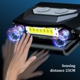 thumbnail image 4 of Toystoory Sombrero Clip lámpara pesca nocturna Camping faro recargable movimientos sacudir mano faro ajustable emergencia tapa luz Iluminación y accesorios Negro Toystoory HA074327-01, 4 of 6