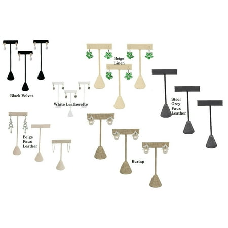 3 PIECES OF T EARRING DISPLAY T STAND DISPLAY SHOWCASE DISPLAY EARRING STAND