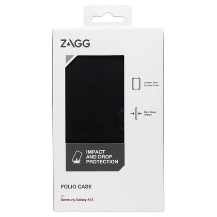 ZAGG Folio Case for Samsung Galaxy A13 - Black