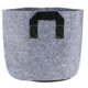 thumbnail image 2 of Plant Grow Bag with Handles NonWoven Fabrics Vegetable Flowers Planting Bag Pot GrayBlack(5 Gallon ), 2 of 4