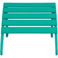 thumbnail image 7 of Paradise 3-Piece Set Folding Adirondack Chair with Square Side Table and Ottoman, 7 of 7