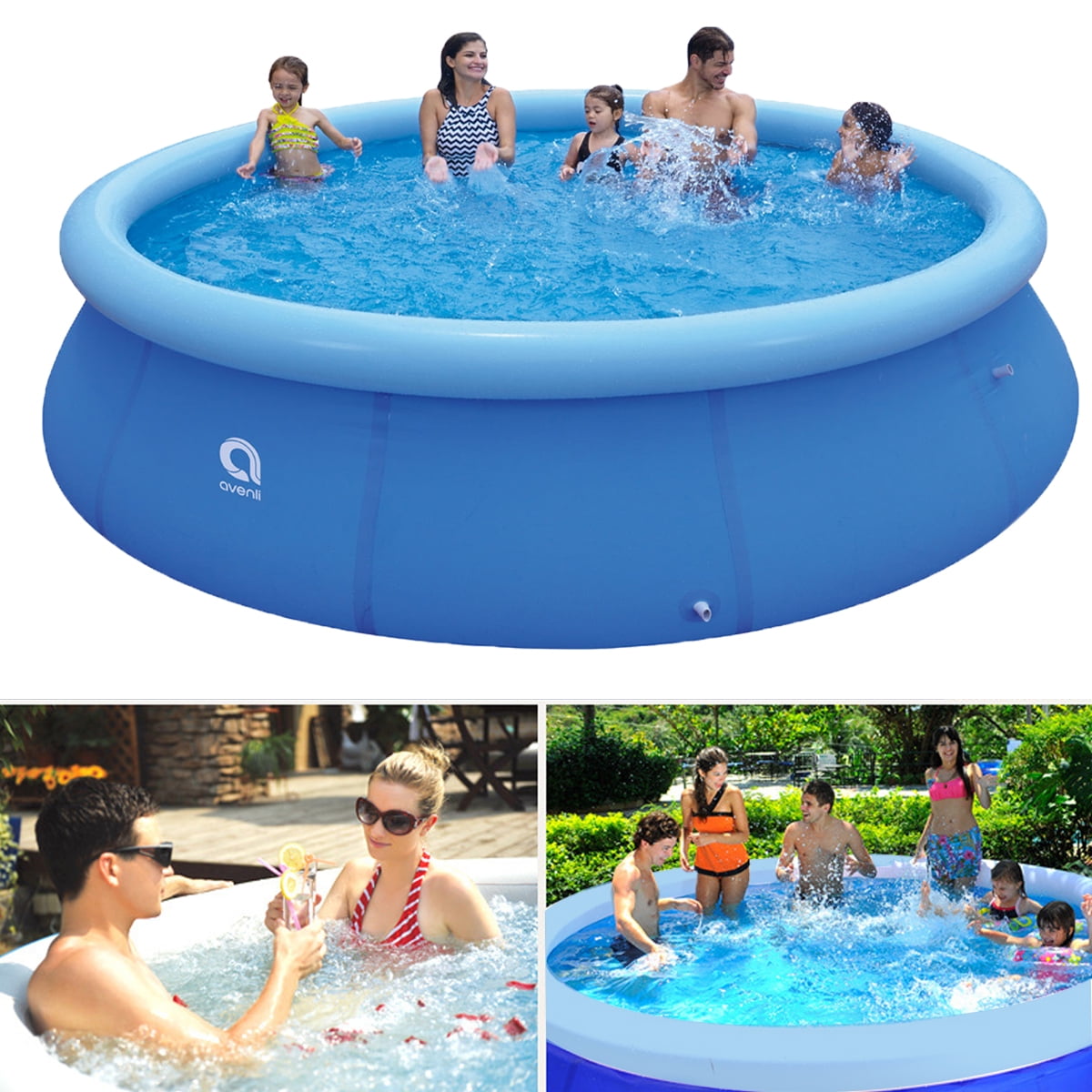 8ft inflatable pool
