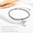 thumbnail image 2 of Sympathy Gifts for Loss of Loved One, Memorial Bereavement Gifts for Loss of Mother Father Husband Pets, Angel Bracelet Beads for Women, 2 of 5