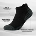 thumbnail image 2 of Smilooen Athletic Ankle Mens Socks Cushioned Low Cut Socks for Men Gray Ankle Socks Value Pack 14 Pairs, 2 of 6