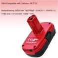 thumbnail image 3 of 4 Packs 3.6Ah 19.2V DieHard C3 Battery Compatible with Craftsman 19.2 Volt Battery Lithium ion 11375 11376 130279005 130279003 130279017 315.115410  315.PP2011 315.PP2020, 3 of 11