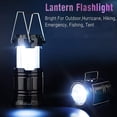 thumbnail image 4 of Linterna de Camping LED portátil - Linterna Solar Recargable por USB ultrabrillante Linterna con Pilas, para Acampar, Caminatas, cobertizo en Cortes de energía (Negro), 4 of 5