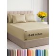 thumbnail image 1 of Juego de sábanas CGK Unlimited Extra Deep King Beige de 6 piezas, 1 of 8
