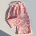 thumbnail image 4 of ATOGUTA Girls Pants Wide Leg School Uniform Pants Kids Elastic Waist Flowy Summer Beach Lounge Trousers with Pockets Size 1T-11, Pink, 4 of 7