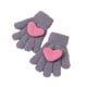 thumbnail image 3 of Guantes para niños, con cinco dedos, forrados de vellón, para otoño e invierno, para niños y niñas, bonitos guantes para niños, cálidos con dedos completos, 3 of 5