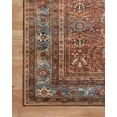 thumbnail image 5 of Echo Loom Anabella Brick / Blue 3'-6" x 5'-6" Accent Rug, 5 of 6
