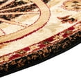 thumbnail image 6 of Unique Loom Pioneer Collection Area Rug - Missoula (7' 10" Round Black/Beige), 6 of 7
