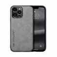 thumbnail image 1 of Funda de cuero magnética con tacto de piel para iPhone 14 Pro, 1 of 5