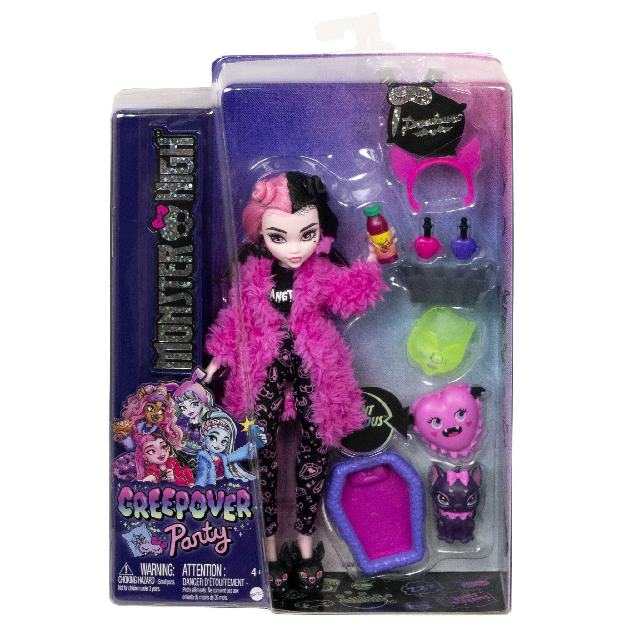 Monster High Draculaura Sleepover Party Fashion Doll with