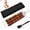 1, variant on 3 Way Skewer for Grilling, 3 Way Stainless Steel BBQ Skewers, 14.7 Inch 3-Prong BBQ Kabob Metal Forks with Push Rod, Basting Brush and Storage Bag (1)