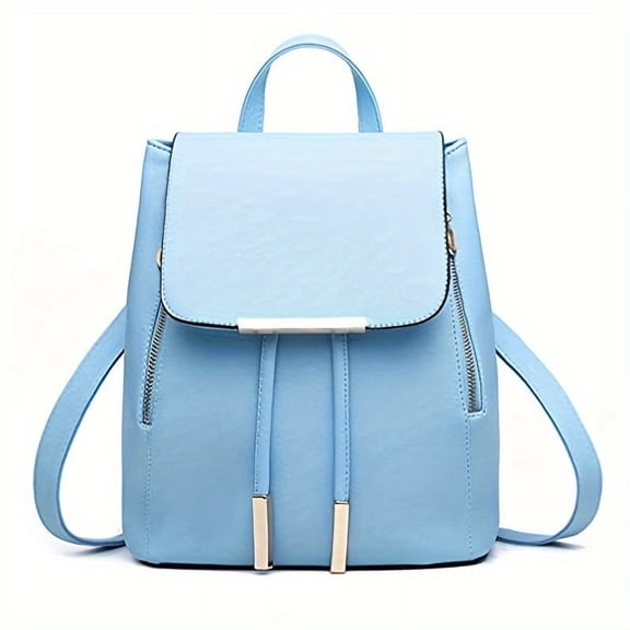 HMSHA Women‘s Mini Backpack Purse Versatile Flap Daypack Preppy Style College Schoolbag