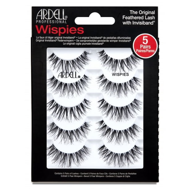 Ardell Wispies False Eyelashes, 5 pairs