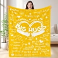 thumbnail image 1 of LHSHID Sending Big Hugs Blanket Hug BlanketInspirational Blankets for Women Big Huge Blanket with Inspirational Words Gifts for Bestie Friend Sister Wife Female 30"x40", 1 of 7