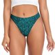 thumbnail image 1 of Balery teal sparkling Tangas de Algodón para Mujer con Estampado – Ropa Interior Sexy, Transpirable, G-string-Small, 1 of 6