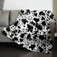 thumbnail image 3 of Cow Blankets, Black and White Cow Print Blankets, Cow Gifts Animal Cow Print Fleece Throw Blanket 50x60 inch Cow Stuff Cow Bedding Room Decor for Kids, Baby, Women, and Men, 3 of 6