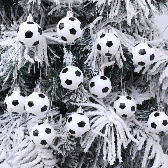 SPOORYYO 1.6" Christmas Decoration Ball Foam Christmas Tree Pendant Ornaments Ideal for Festive Home Decor and Holiday Celebrations
