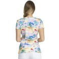 thumbnail image 3 of Dickies EDS Medical Scrubs Top for Women V-Neck DK700, S, California Dream, 3 of 7