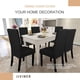 thumbnail image 2 of Fundas Elásticas Para Sillas De Comedor, Juego De 4 Fundas Decorativas Para Sillas De Comedor De Jacquard, Fundas Lavables Para Sillas De Cocina Para Comedor, Hotel, Fiesta 4, Negro, 2 of 4