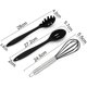 thumbnail image 3 of Juego de utensilios de cocina de silicona de 10 piezas, antiadherentes, utensilios de cocina, utensilios para hornear, utensilios de cocina de silicona, 3 of 5