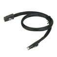 thumbnail image 3 of Cable Mini SAS SFF 8087, placa base de servidor de computadora de doble cabezal recto conectada al Cable de datos de tarjeta de matriz de 0,5 m/1,6 pies, 3 of 5