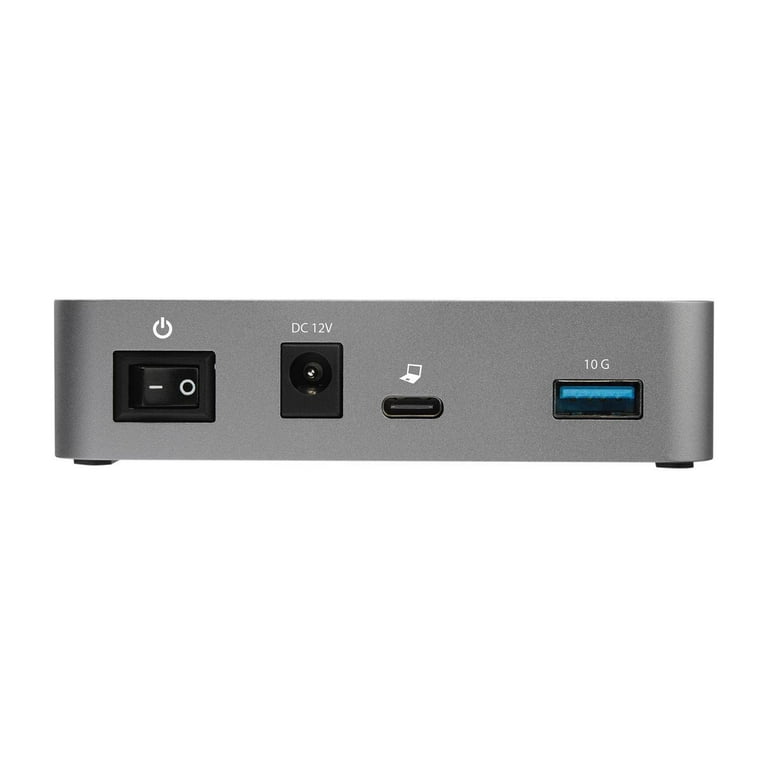 4 Port USB C Hub with Power Adapter - USB 3.2 Gen 2 (10Gbps) - USB Type C  to 4x USB-A - Self Powered Desktop USB Hub with Fast Charging Port (BC 1.2)