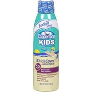 Coppertone Kids Quick Cover Lotion Spray, SPF 50, 6 Oz.