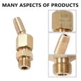 thumbnail image 3 of 12Pcs 1/8inch Brass Gushing Sprays Water Fountain Nozzles Universal Water Curtain Nozzle Landscape F, 3 of 5