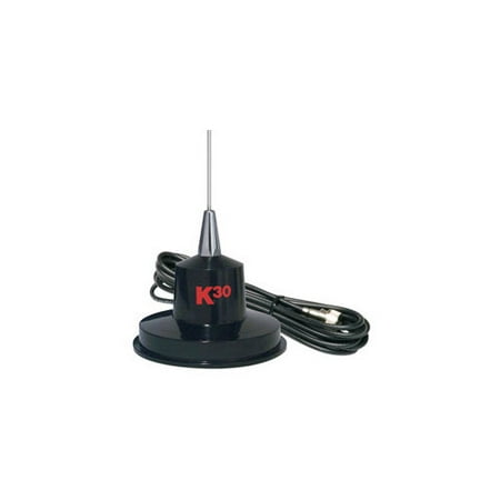 K40 K-30 35" 300 Watts Stainless Steel Magnet Mount CB Antenna