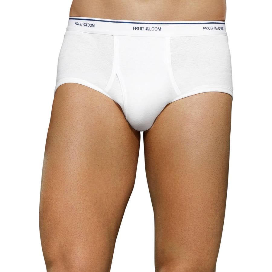 Fruit of the Loom Big Men's White Briefs, 3-Pack by Fruit of the Loom