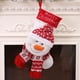 thumbnail image 4 of Yuarrent Medias de punto de Navidad, calcetines de muñeca 3D con bufanda, colgante de dibujos animados, decoración, bolsa de regalo, fiesta en casa, Kits de decoración para fiestas Muñeco de nieve Yuarrent HA069959-02, 4 of 6