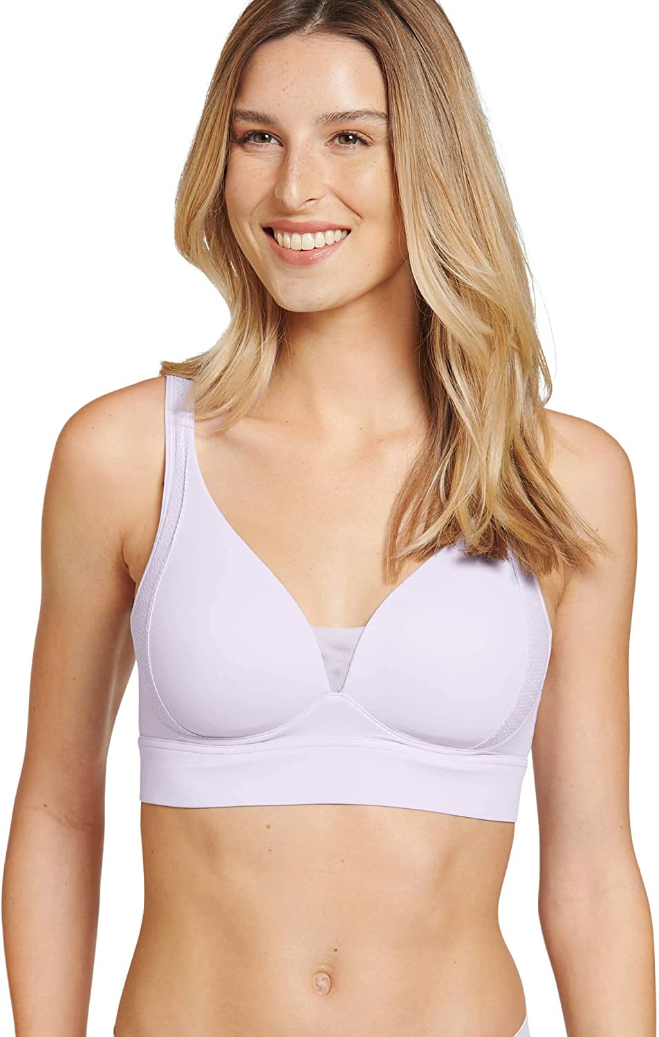 Jockey Women's Bras Forever Fit VNeck Molded Cup Lace Bra