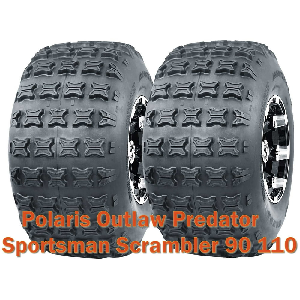WANDA 18x9.58 ATV Tire Set Polaris Outlaw Predator Sportsman Scrambler