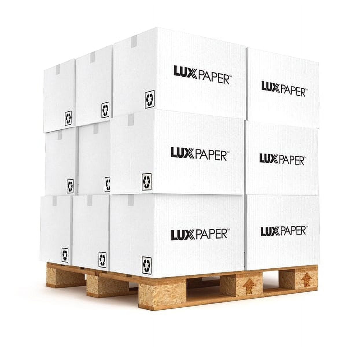 LUX 4 3/8" x 8 1/4" 60lbs. Photo Greeting Envelopes W/Peel & Press White/Silver Lining