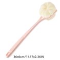 thumbnail image 3 of TACILIP Bathroom Supplies, 1PC Long Handle Shower Brush Double Sided Bristle Bath Tool Back Washing Aid For Bathroom Bathing Household Daily Bathroom Washing Home Bath Supply, Womens Gifts, 3 of 8