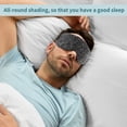 thumbnail image 2 of Máscara para dormir contorneada 3D de Unique Bargains con correa ajustable para dormir y viajar en gris, 2 of 7