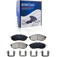 thumbnail image 3 of Detroit Axle - 4pc Front Brake Kit for 2005-2014 INFINITI FX35 FX37 FX45 QX70, Drilled and Slotted Disc Brake Rotors Ceramic Brakes Pads with Hardware Replacement : 12.60" inch Rotor, 3 of 3