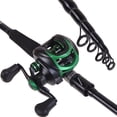thumbnail image 1 of Hard Tone Fishing Stream Rod Anti-lock Groove Fishing Rod for River Pond Fishing Using, 1 of 8