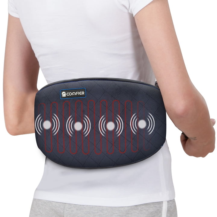 Comfier Heating Pad for Back Pain - Heat Belly Wrap Belt with Vibration Massage,Father's Day Gifts for Dad